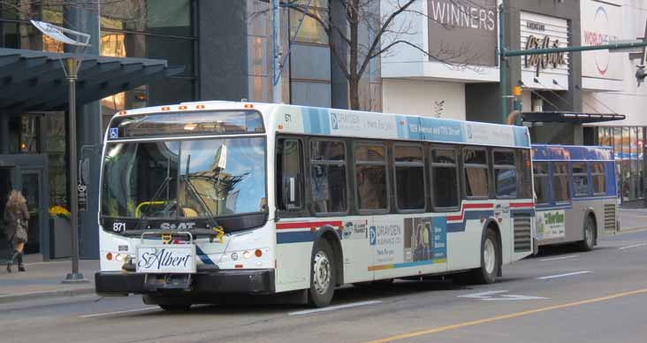 St Albert Transit New Flyer D40LFR 871